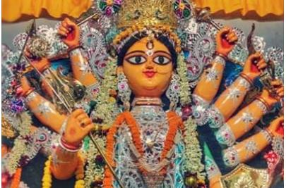 কামারপুকুরের লাহাবাড়ির দুর্গাপূজা
