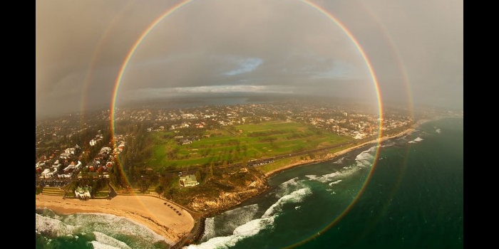 রামধনু ধনুরাকৃতি হয়