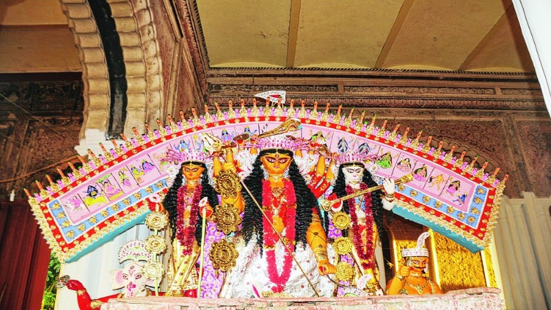 কৃষ্ণনগর রাজবাড়ির পুজো