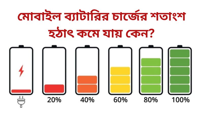 মোবাইল ব্যাটারির চার্জ হঠাৎ কমে যায় কেন?