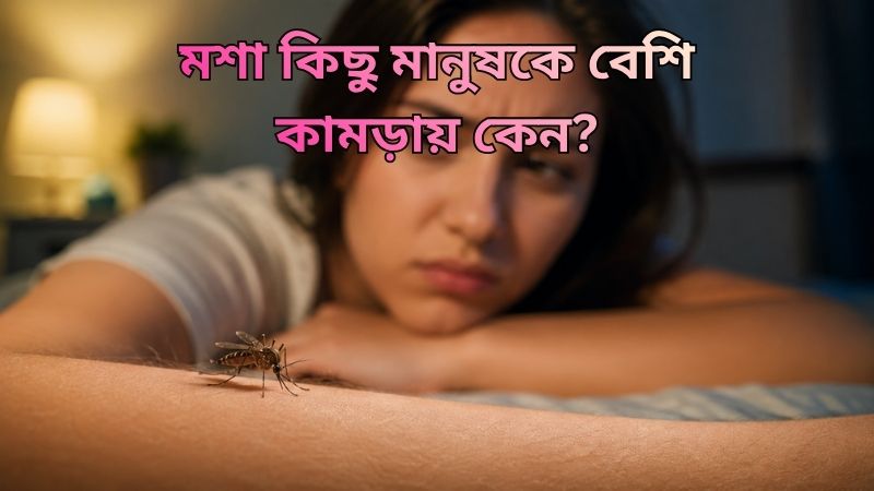 মশা কিছু মানুষকে বেশি কামড়ায় কেন?